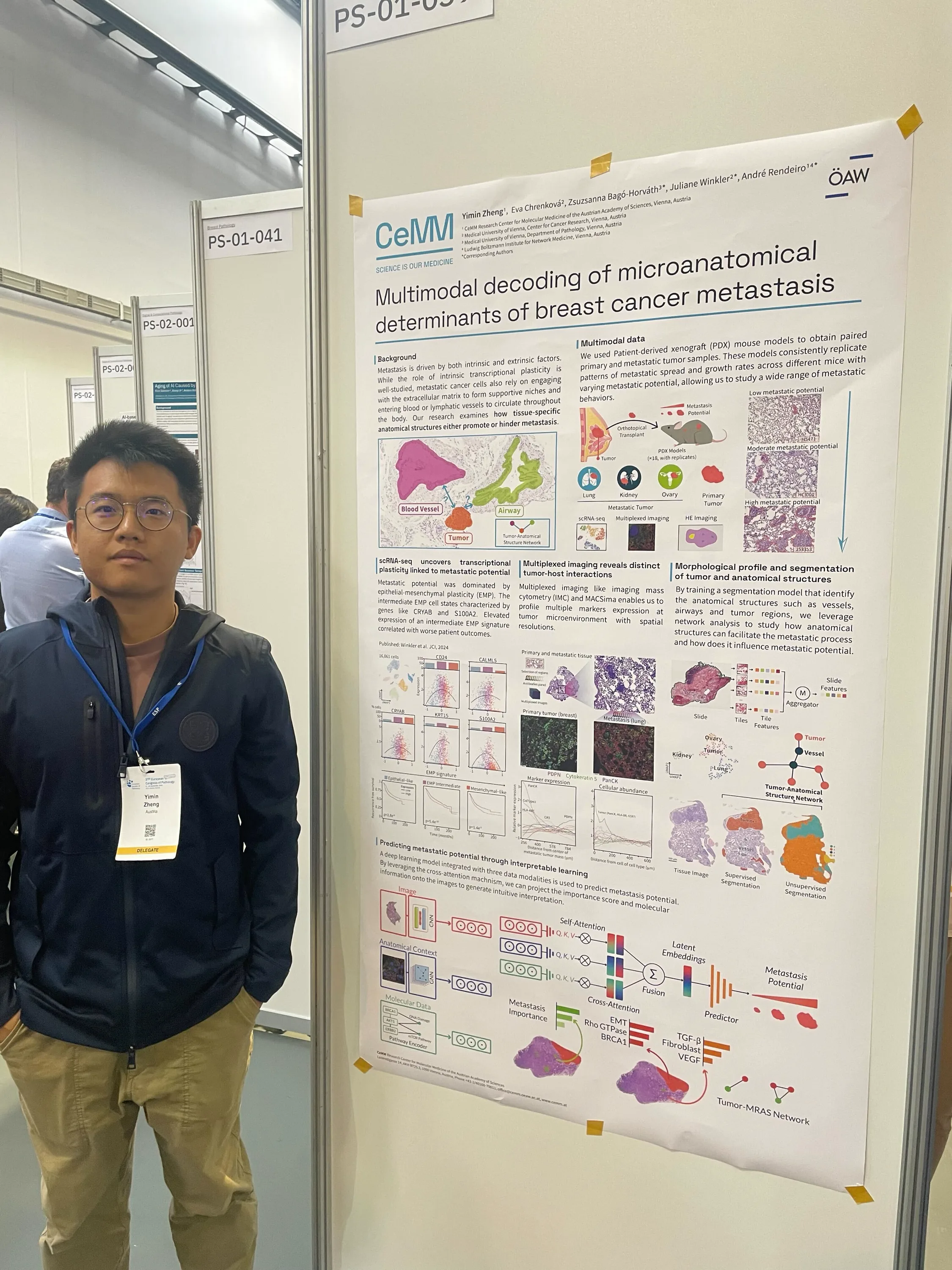 Yimin Zheng presenting at ECP
